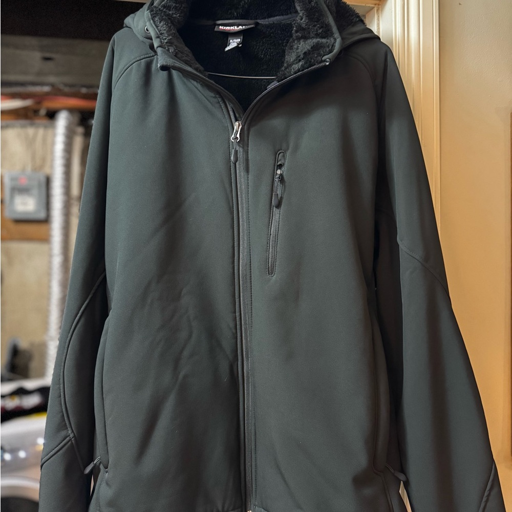Kirkland Signature Black Performance Jacket Modern Athletic Style